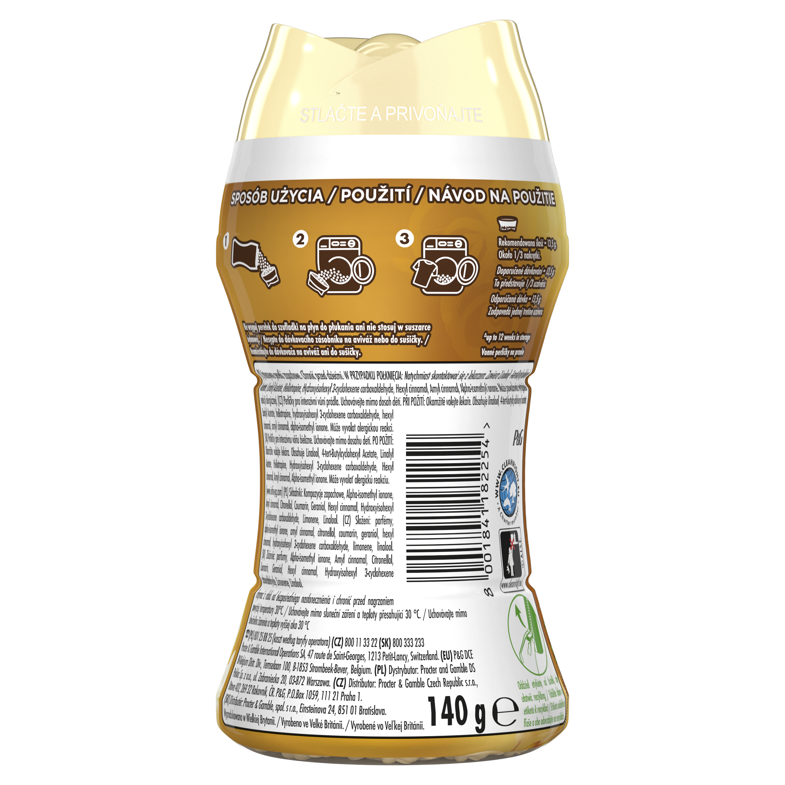 Lenor perličky 140g Gold Orchid