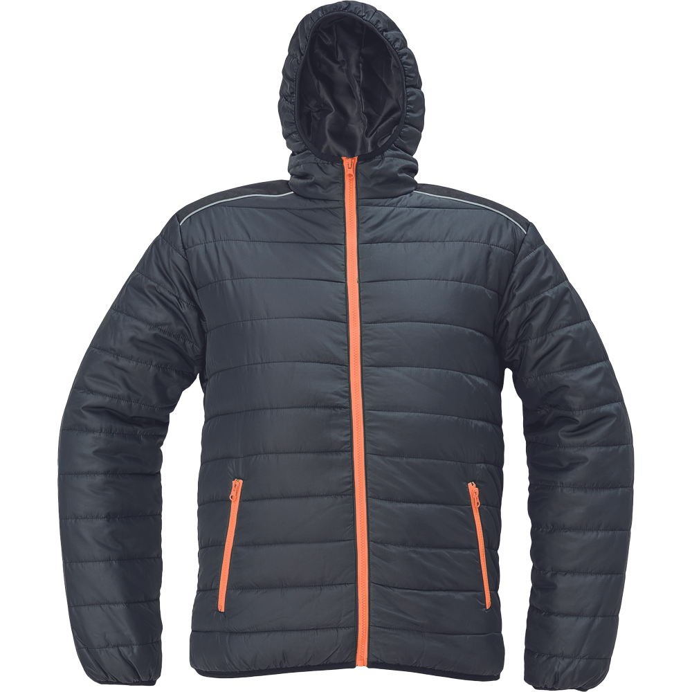 MAX VIVO LIGHT bunda černá/žlutá 3XL