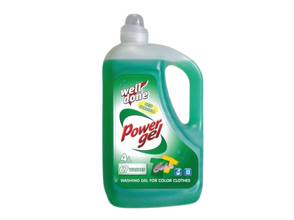 Fine prací gel na barevné prádlo, 67 PD=4l
