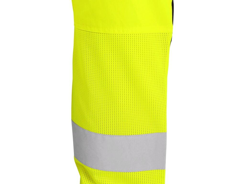 Zahradníky CXS HALIFAX, výstražné se síťovinou, pánské, žluto-modré, vel. 54