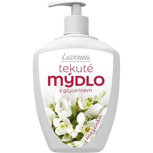 LAVON tekuté mýdlo 500ml Sněženka s dávkovačem