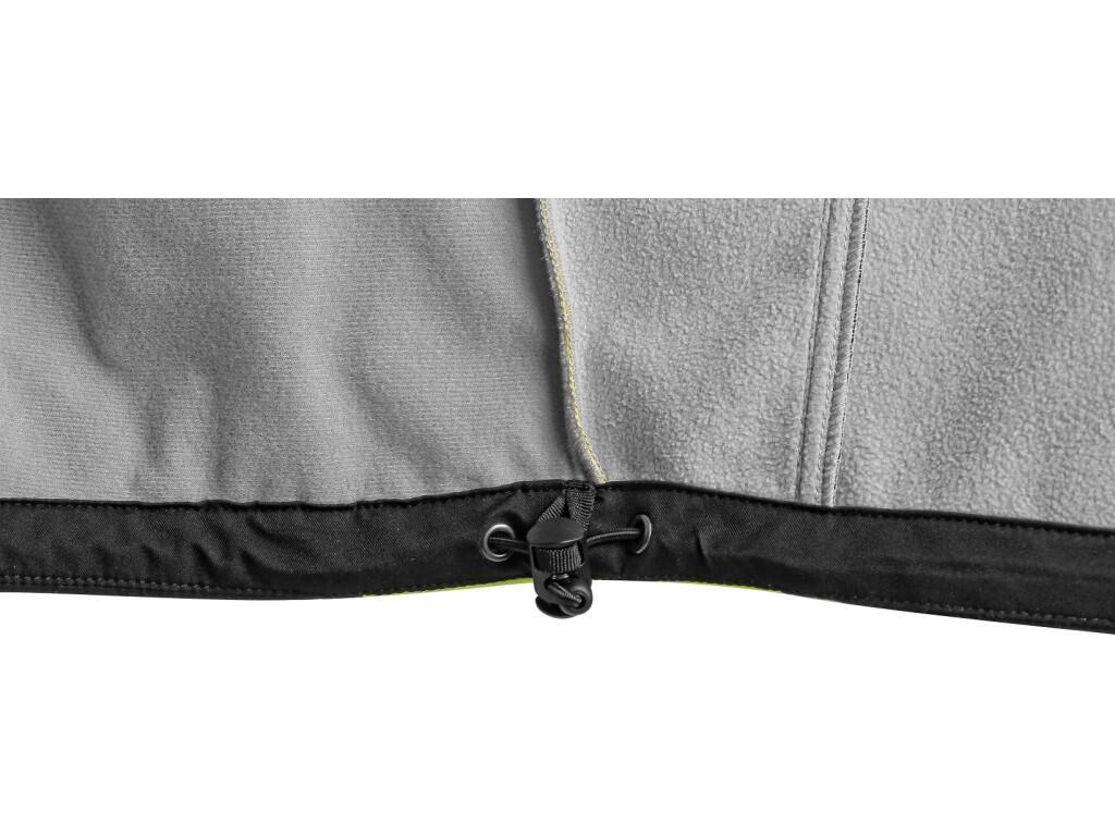 Bunda CXS BENSON, výstražná, softshell, žluto-černá, vel. 3XL