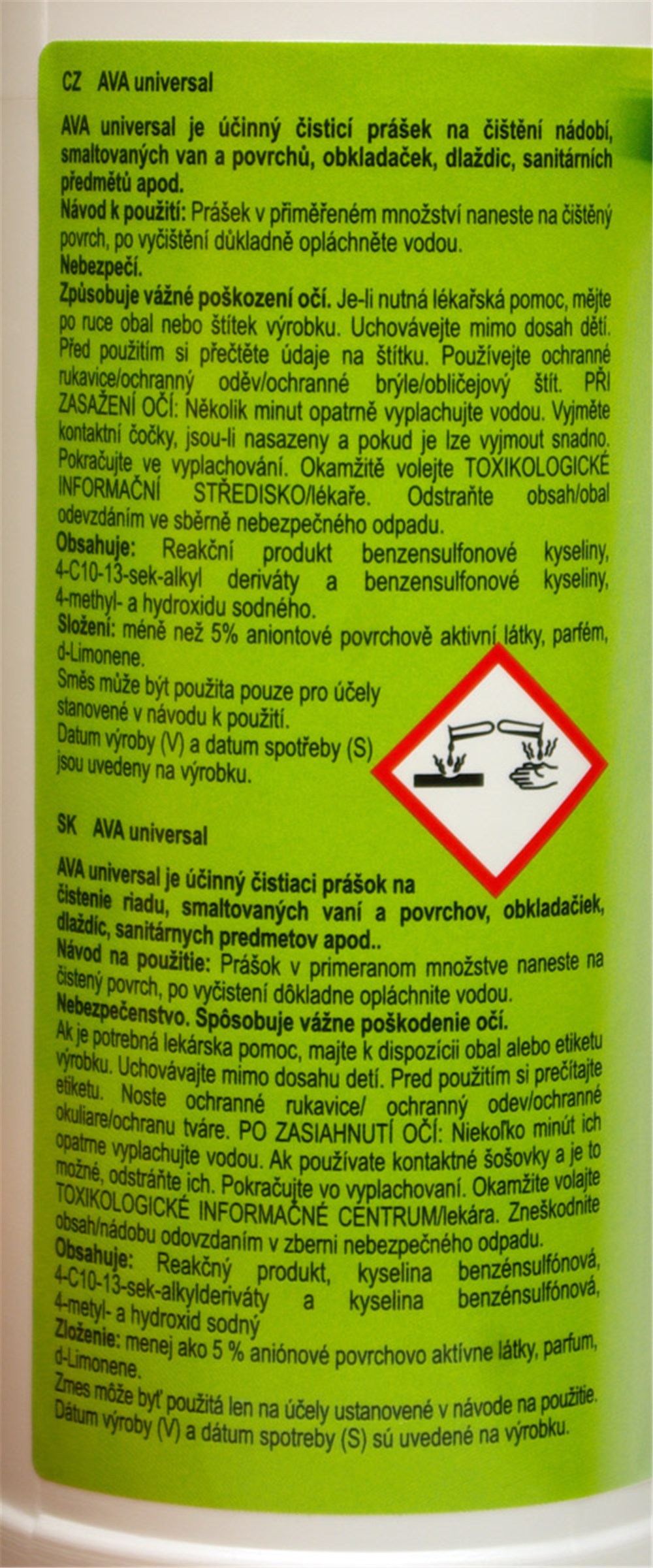 AVA universal 550g PE, písek