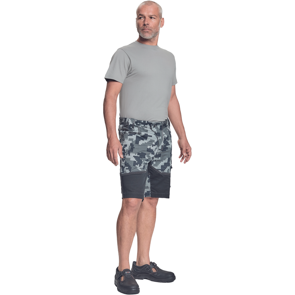 NEURUM CAMOU šortky antracit 64