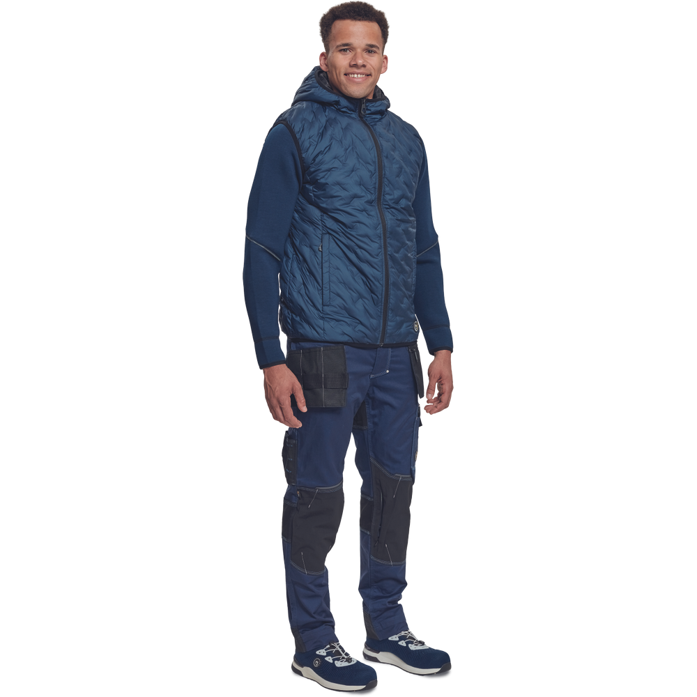 NEURUM péřová vesta navy M