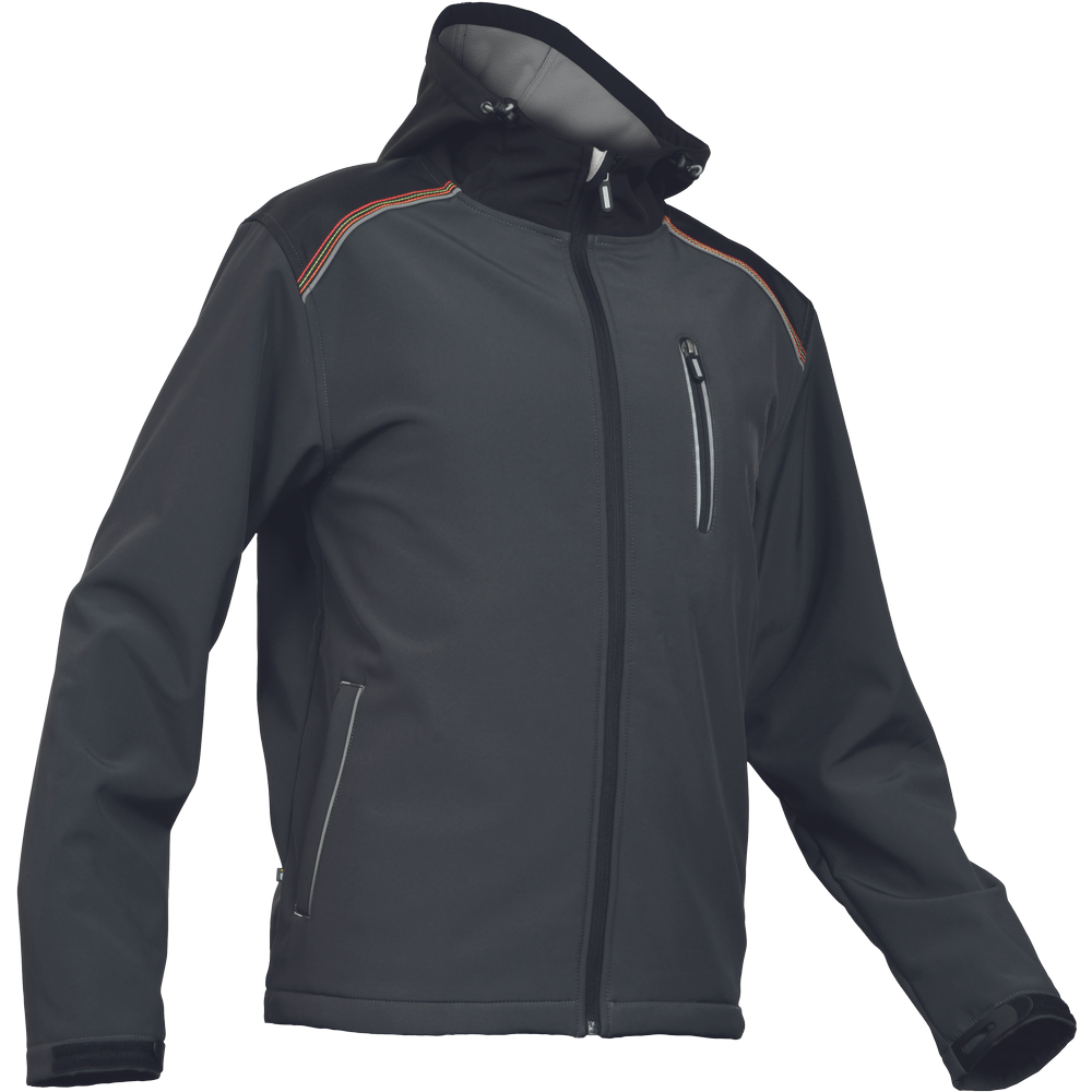 KNOXFIELD softshell bunda antracit XXL