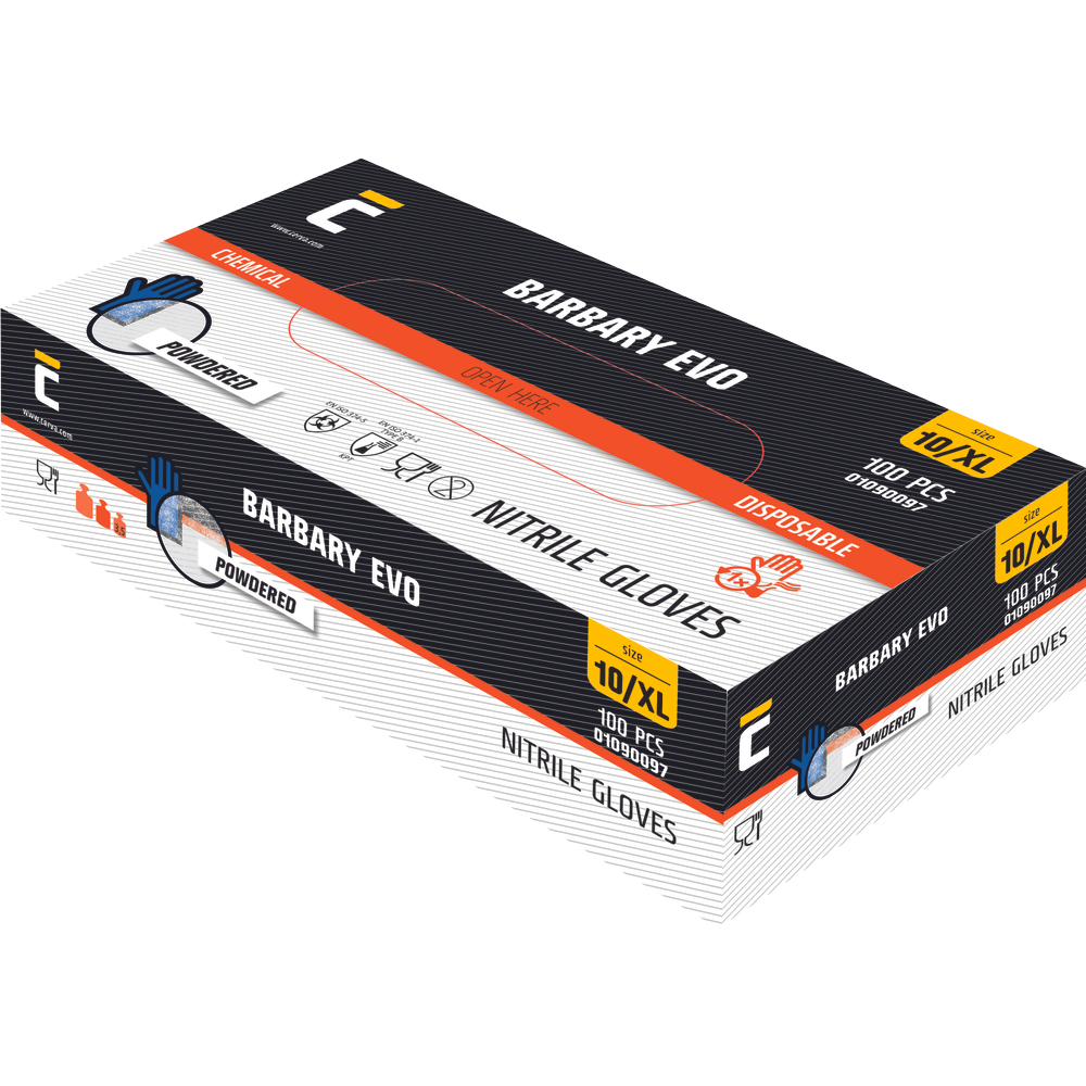 BARBARY EVO nitril rukavice pudr. - 8