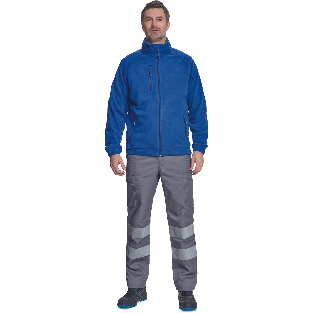 BHADRA fleece mikina royal modrá M
