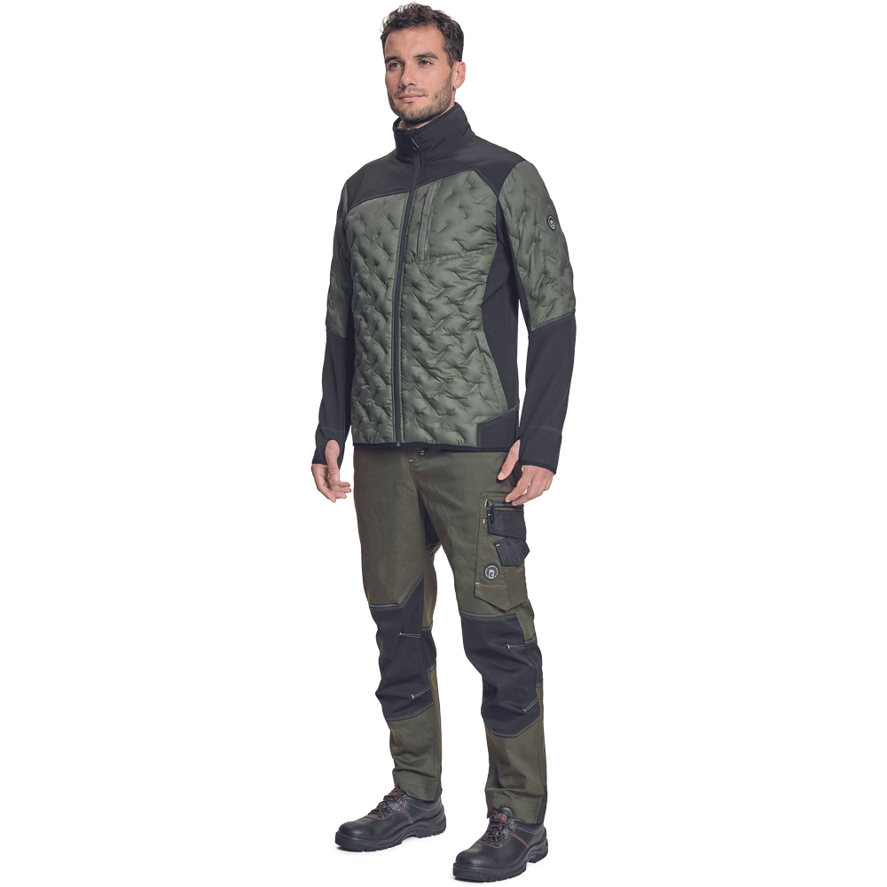 NEURUM SOFTSHELL bunda tm.olivová 4XL