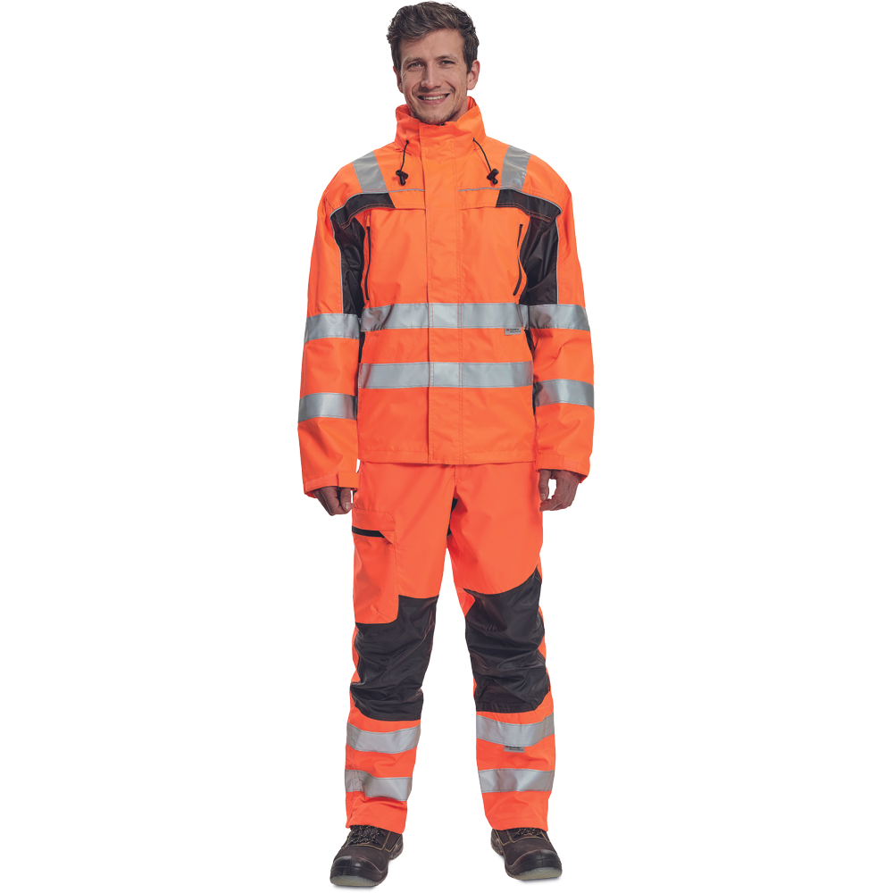 TICINO bunda HV oranžová/černá XXXL