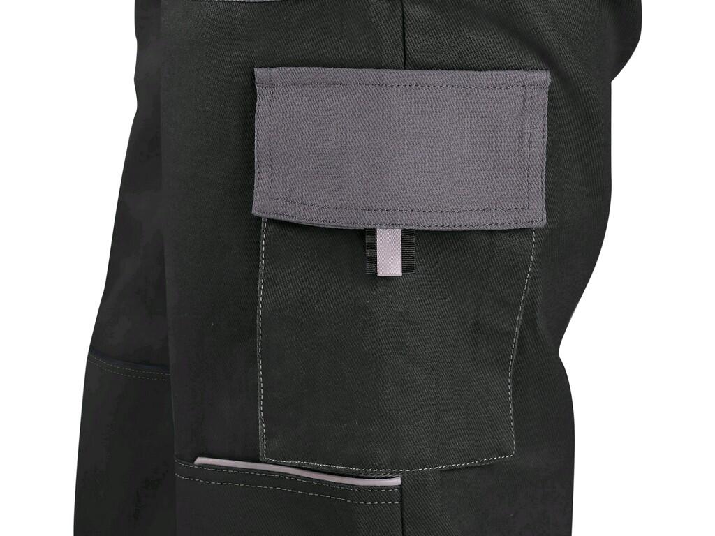 Kalhoty do pasu CXS LUXY JOSEF, pánské, černo-šedé, vel. 56