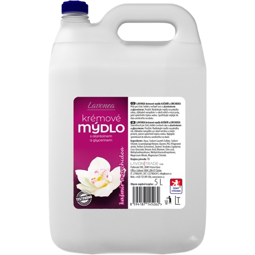 LAVON krémové mýdlo 5l Kašmír a orchidea