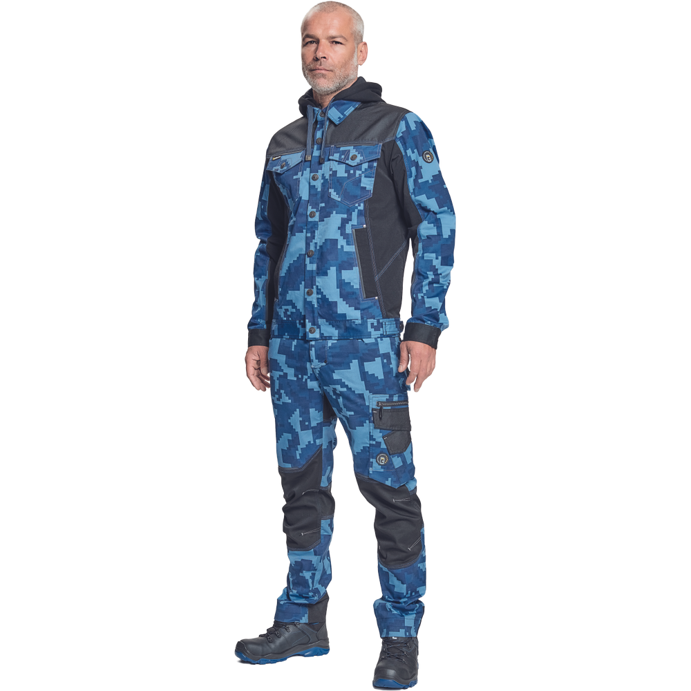 NEURUM CAMOU bunda+kapuce navy 64