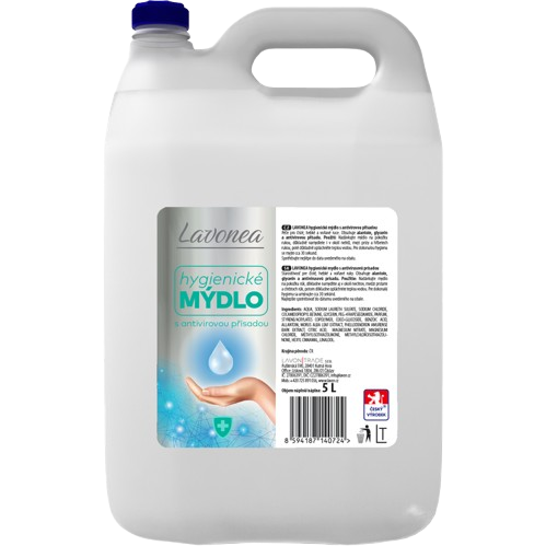 LAVON hygienické mýdlo 5l s antivirovou přísadou