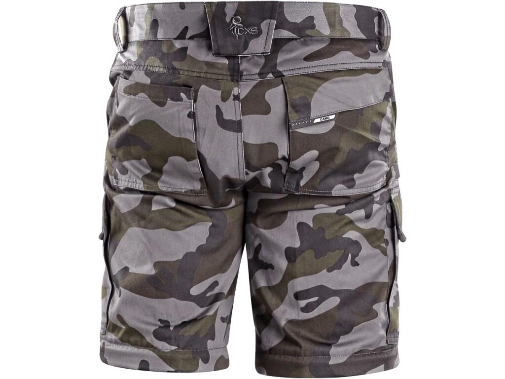 Kalhoty CXS CAMO, pánské, maskáčové, s odepínacími nohavicemi, vel. 54