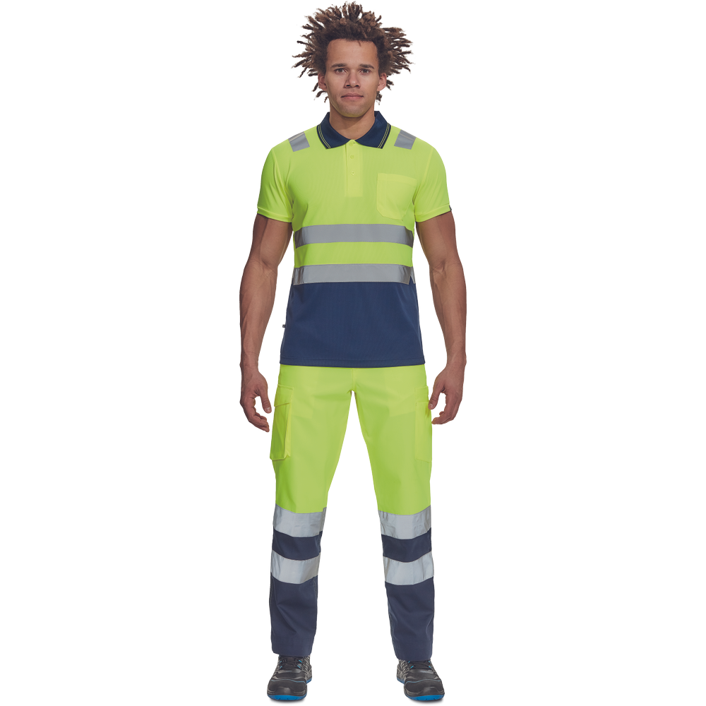 CADIZ HV polokošile žlutá/navy S