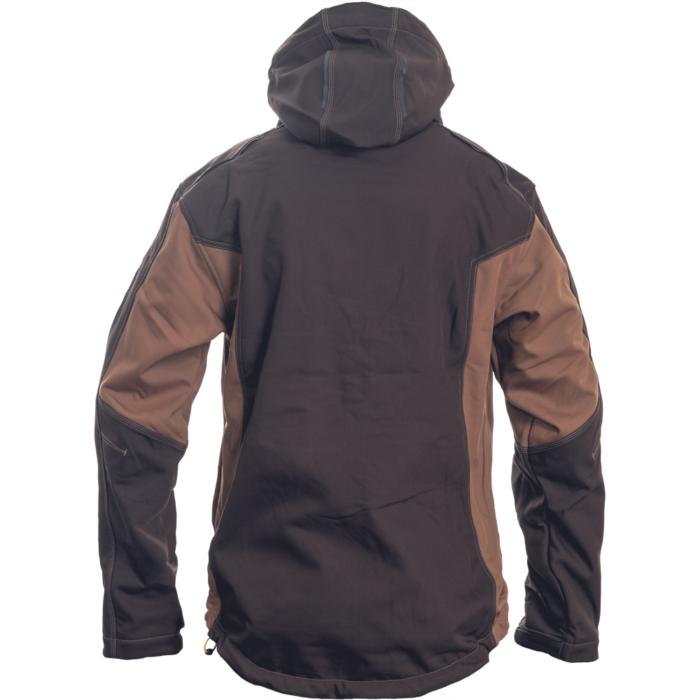 DAYBORO softshell bunda tm.hnědá 4XL
