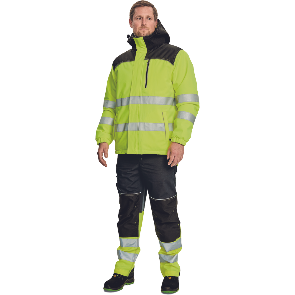 KNOXFIELD HV WINTER parka žlutá L