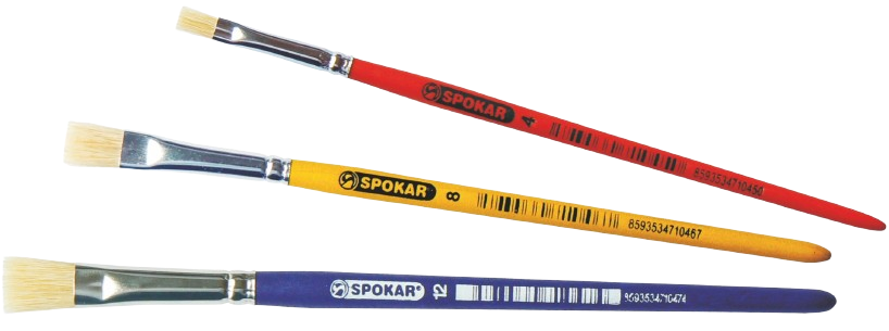 Štětec školní plochý 7104 - 4