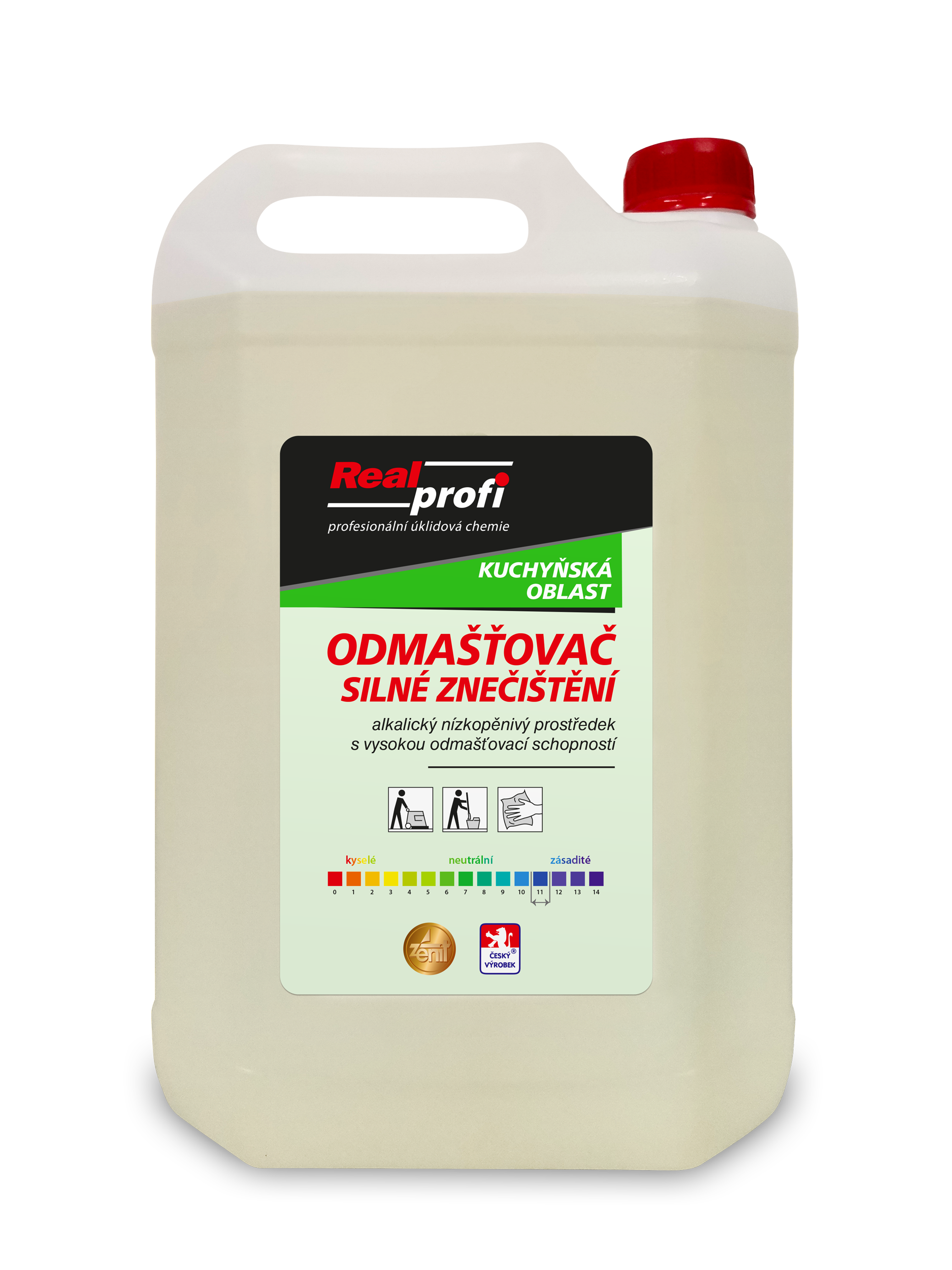 Real profi odmašťovač silné znečištění 5l