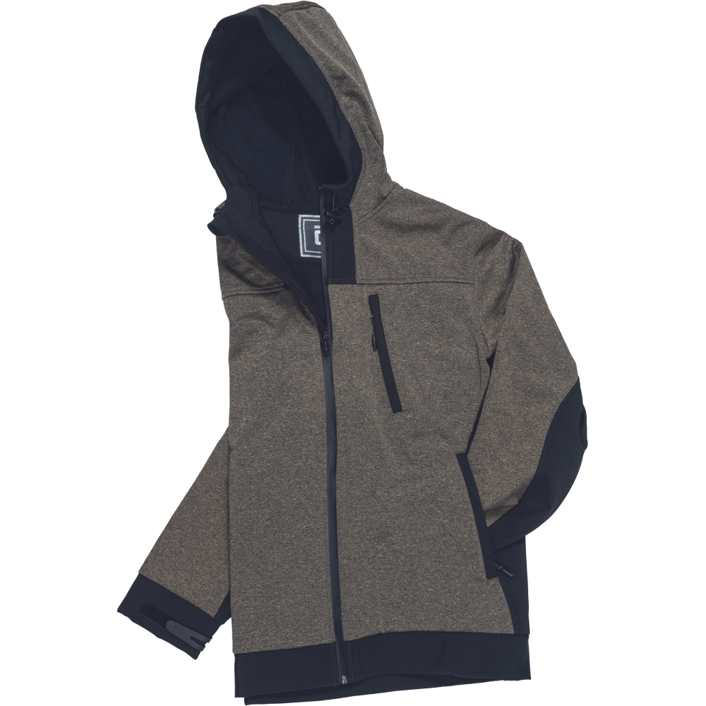 HUYER SOFTSHELL bunda olivová M