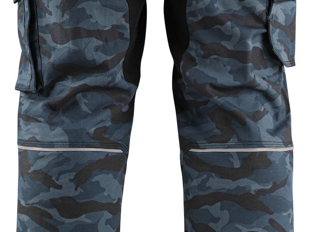 Kalhoty CXS STRETCH, pánské, maskáčové modré, vel. 50