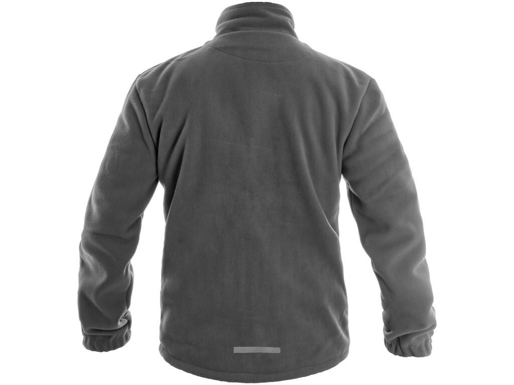 Bunda CXS OTAWA, fleecová, šedá, vel. 2XL