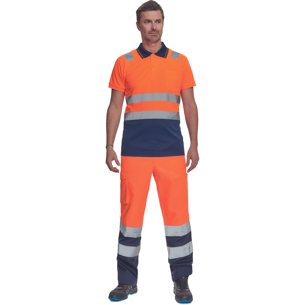 CADIZ HV polokošile oranžová/navy L