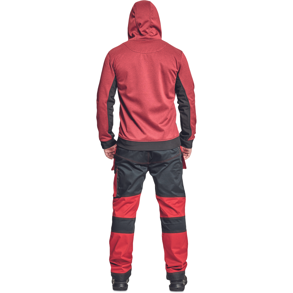 HUYER SOFTSHELL bunda červená L