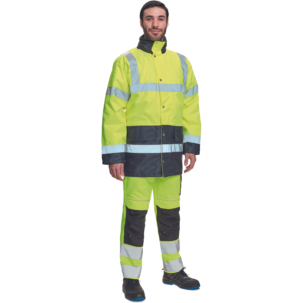 SEFTON bunda HV žlutá/navy M