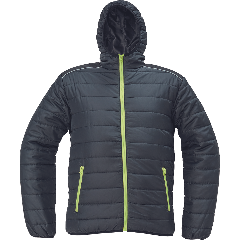 MAX VIVO LIGHT bunda černá/oranžová S