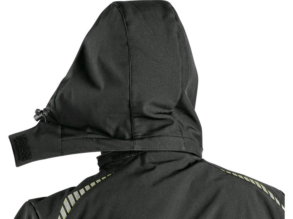 Bunda CXS NORFOLK, dětská, černá s HV žluto/oranžovými doplňky, vel. 120