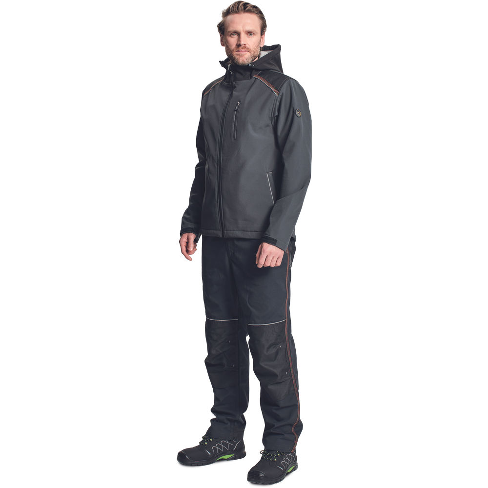 KNOXFIELD softshell bunda antracit M