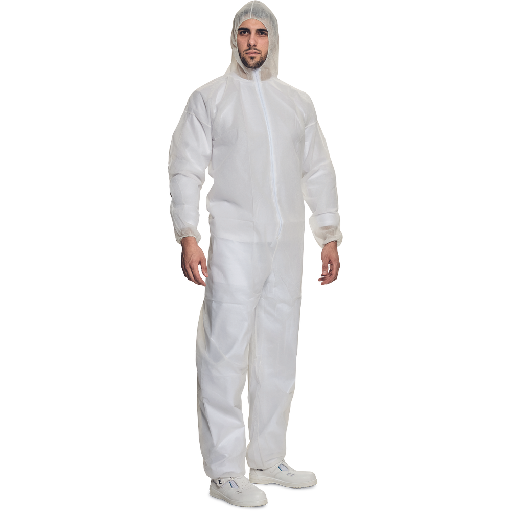 MINTO jednorázový overal Velikost: XXXL, Barva: Bílá