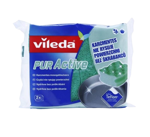 Vileda PUR active houbička střední, 2ks