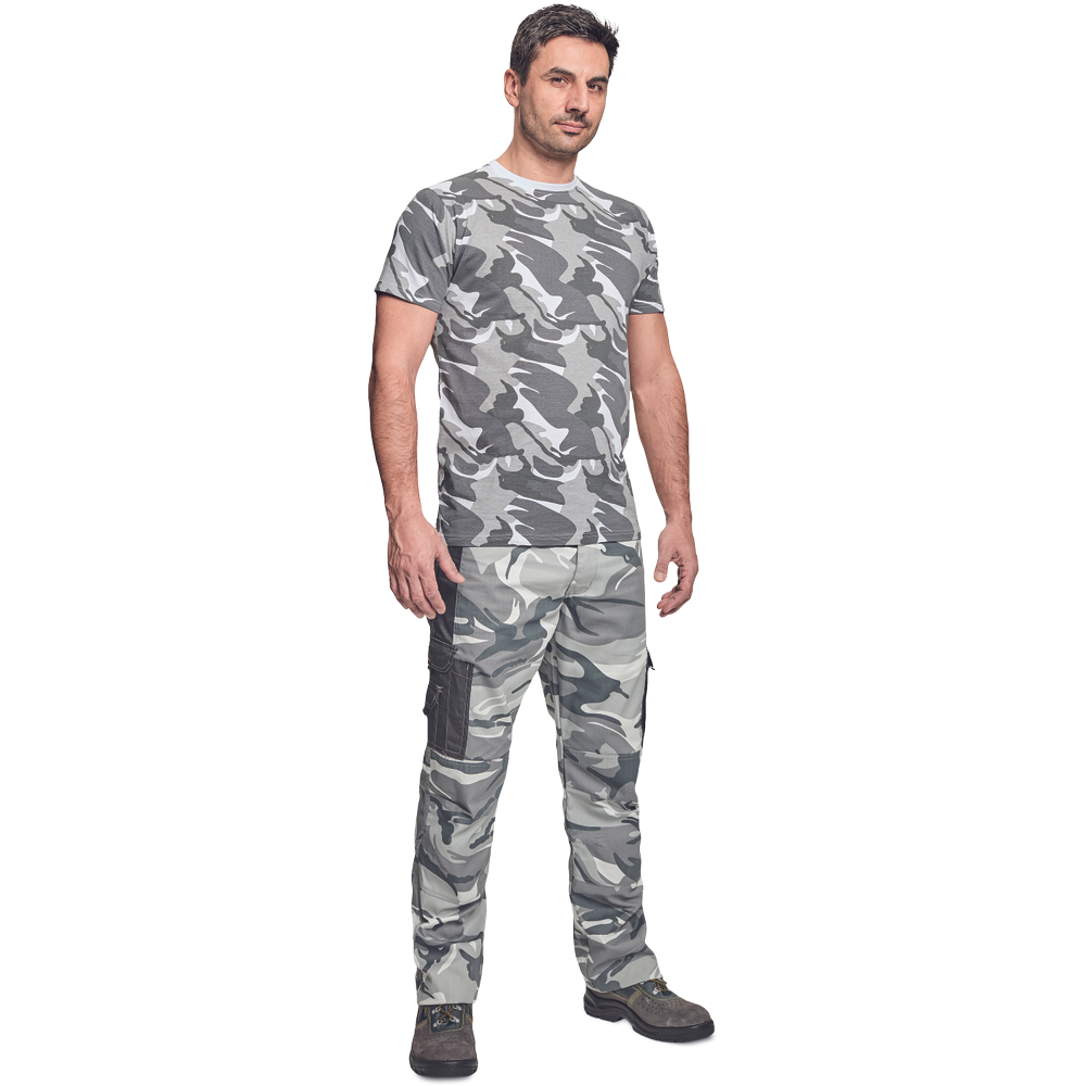 CRAMBE triko šedá kamufláž 3XL