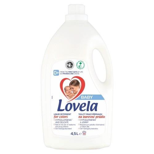 Lovela tekutý prací přípravek na barevné prádlo 4,5l=50PD