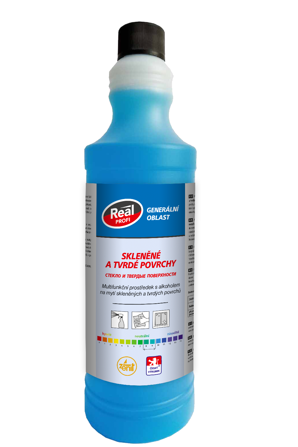 Real profi skleněné a tvrdé povrchy 1 l