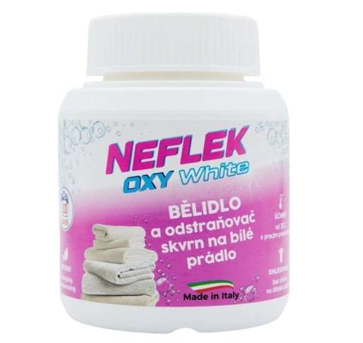 NEFLEK OXY WHITE 500 g Odstraňovač skvrn v sypké formě na bílé prádlo