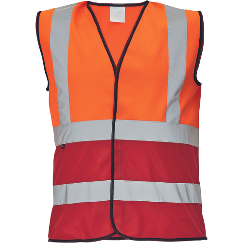 LYNX DUO vesta oranžová/červená 3XL