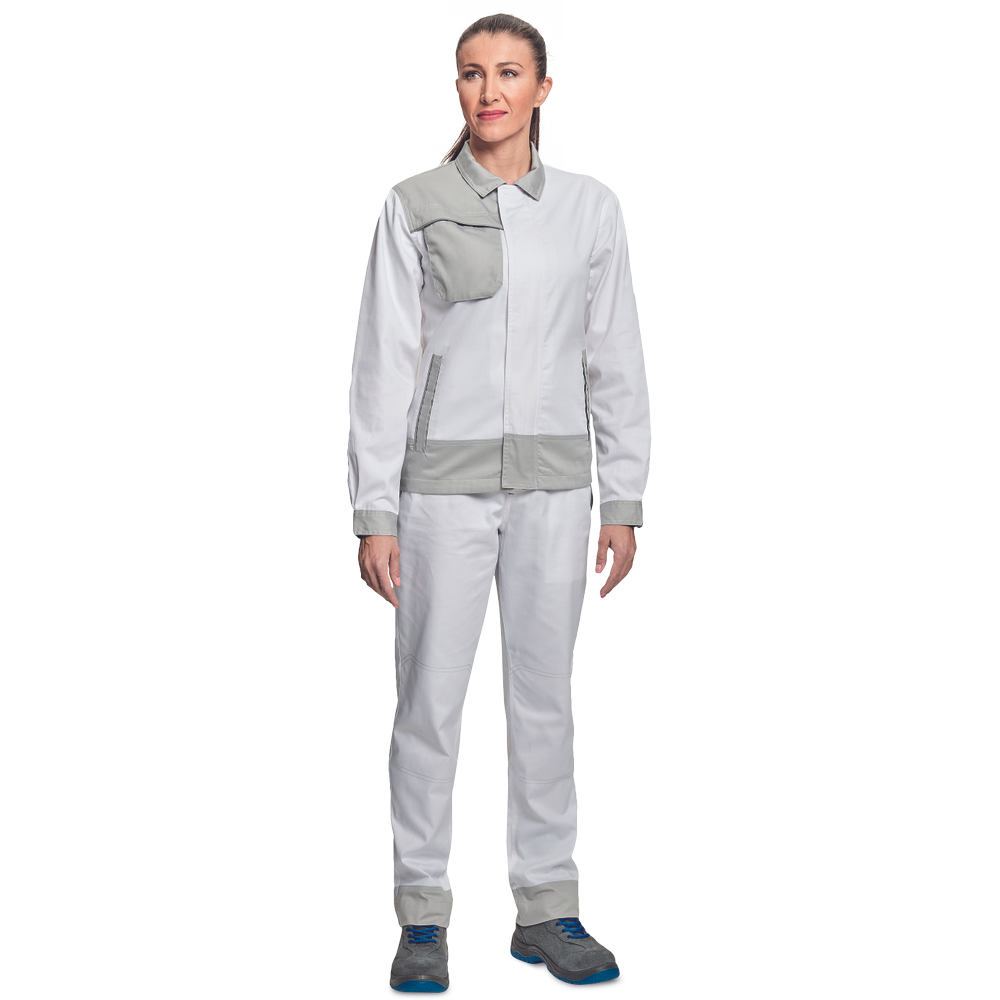 MONTROSE LADY bunda bílá/šedá 54