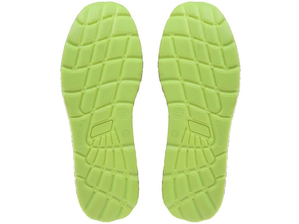 Obuv polobotka CXS TEXLINE OLIB S1P ESD, černo-zelená, vel. 39