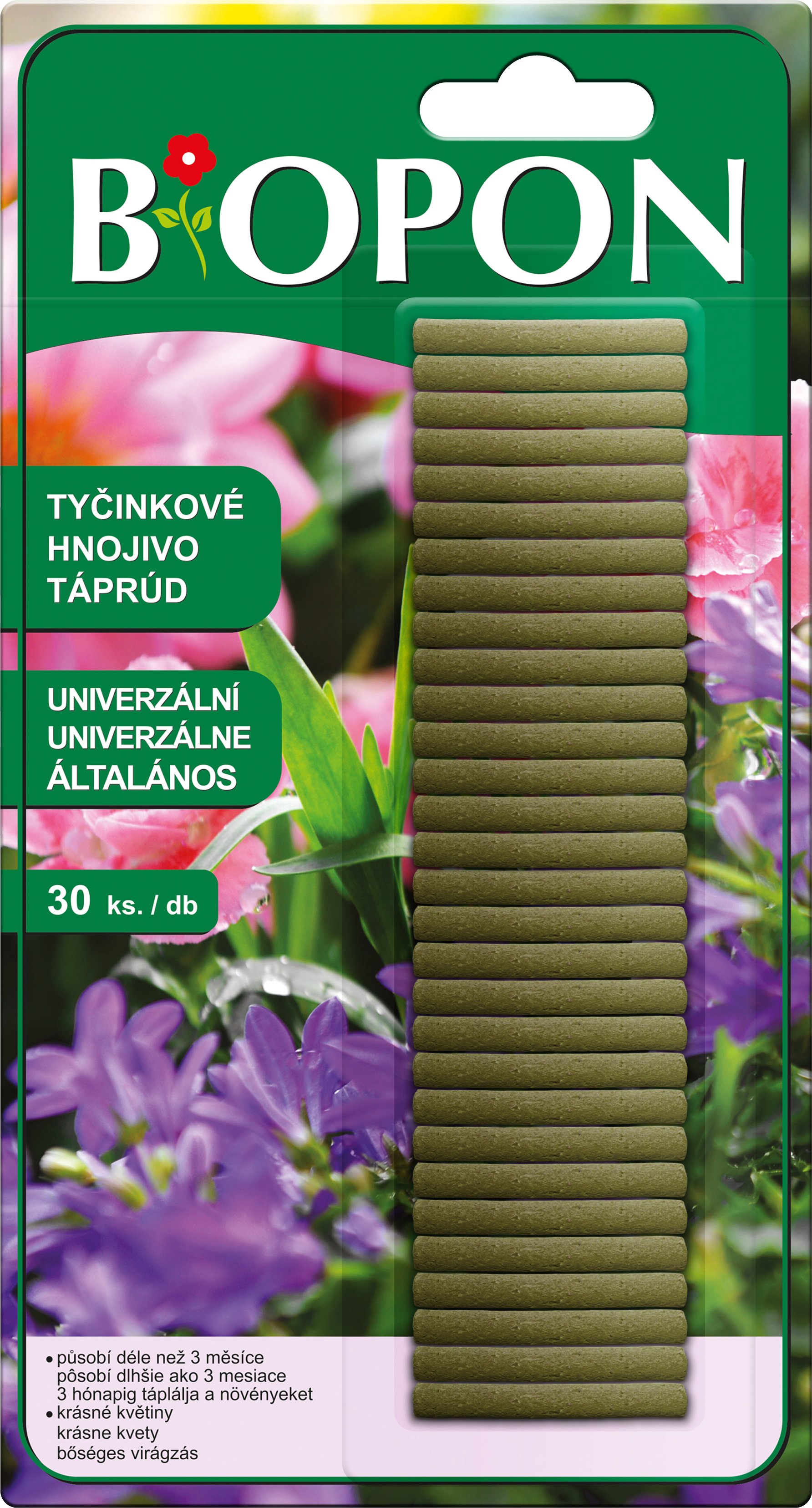 Bopon hnojivo tyčinky univerzální 30ks