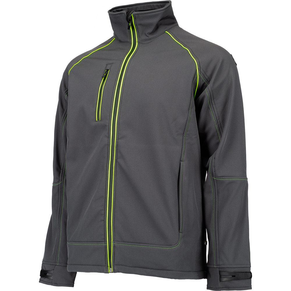 SHELDON softshell bunda antrac/žlutá L
