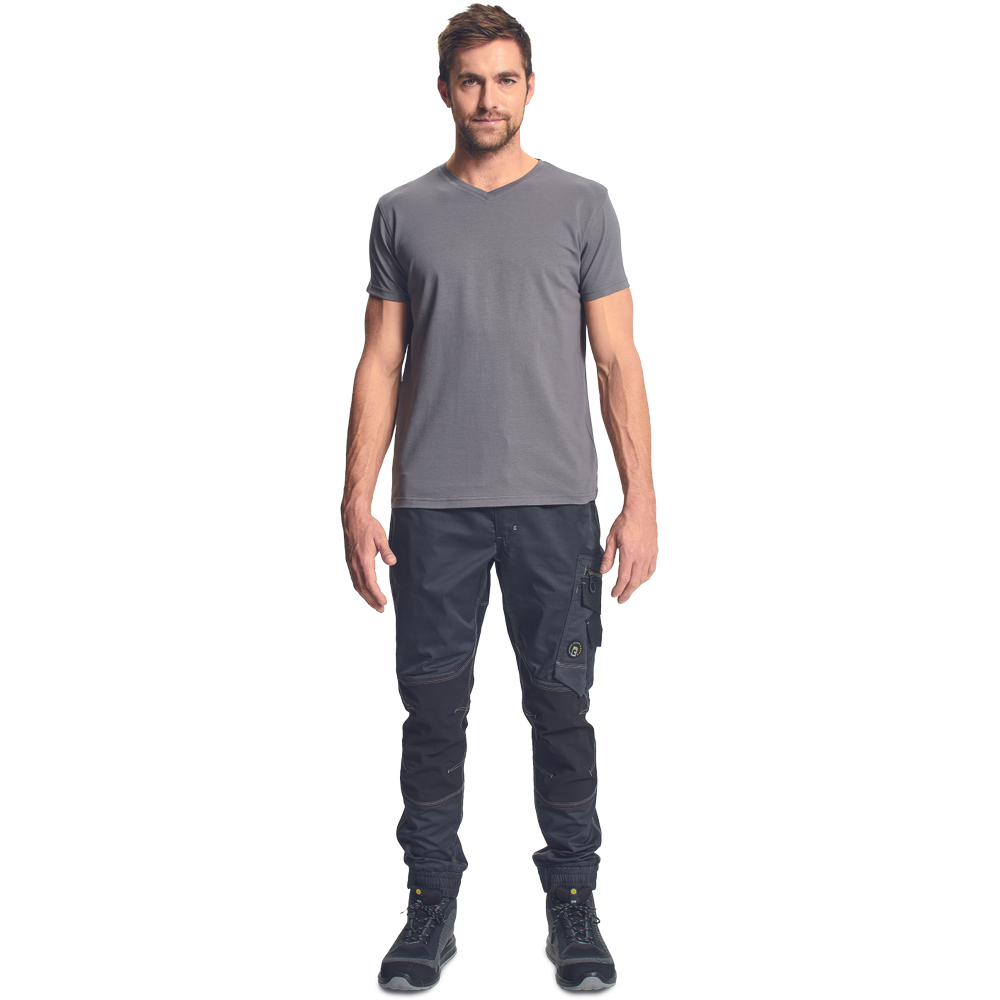 DHARLA V-tričko šedá 3XL