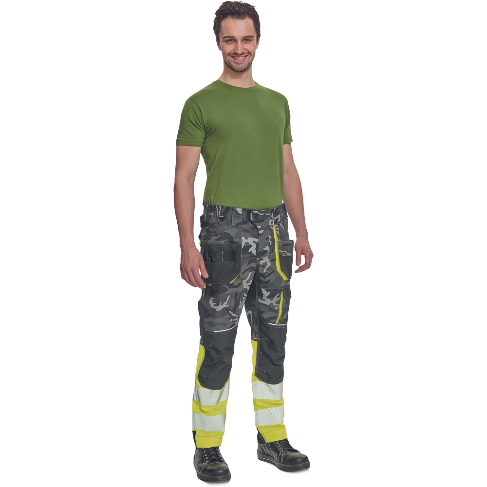 SHELDON CAMOU HV DW kalh. šedá kamufl 48