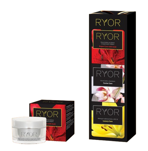 RYOR Výživný krém se zlatem a arganovým olejem 50ml kelímek