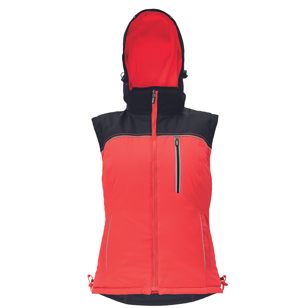 KNOXFIELD LADY oboustr.vesta ant/červ XL