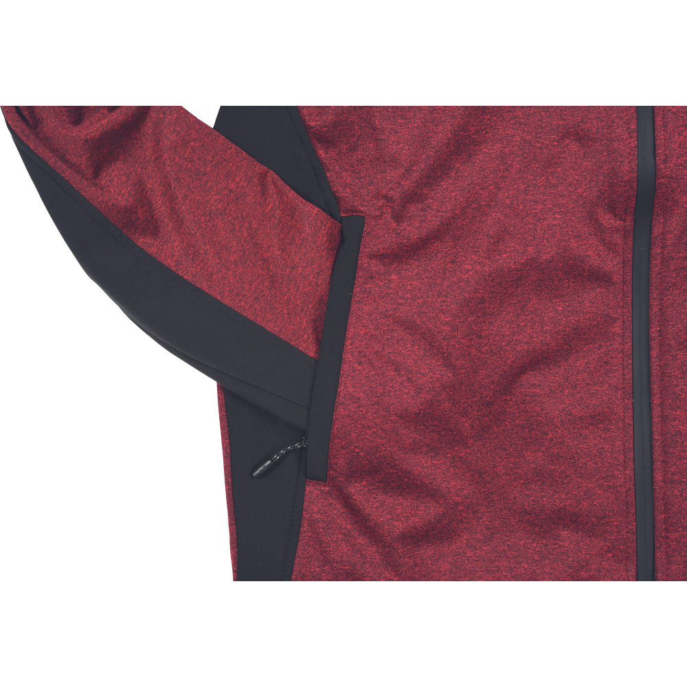 HUYER SOFTSHELL bunda červená 3XL