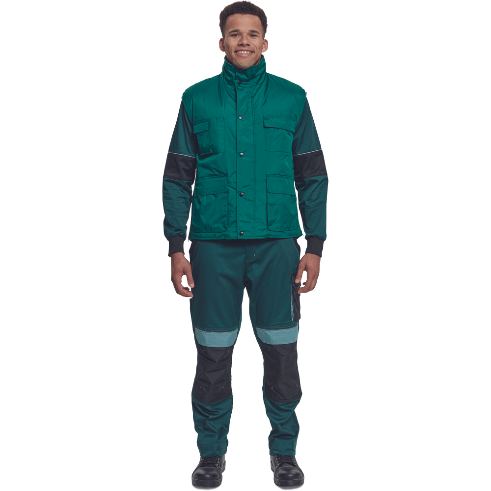 BEAVER vesta zelená XL